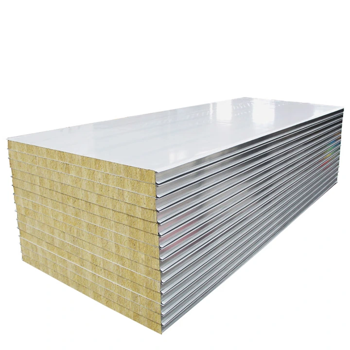 china rock wool sandwich panel with pu edge suppliers