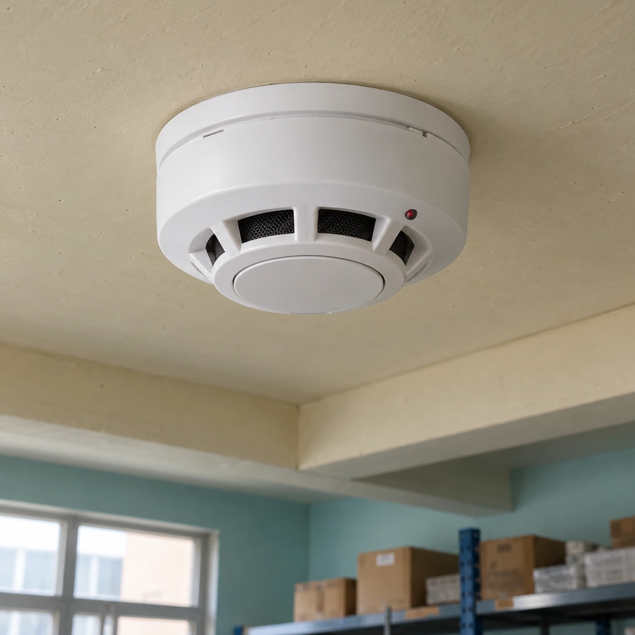 battery powered smoke detector