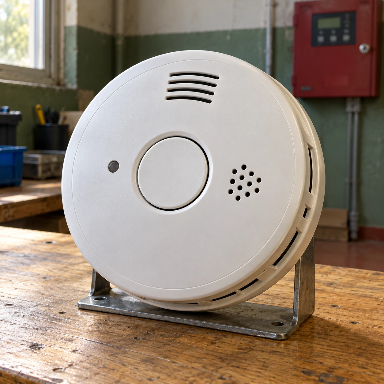 smoke detector beeping