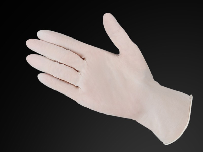 9 Inch White Nitrile Cleanroom Gloves — product view 4