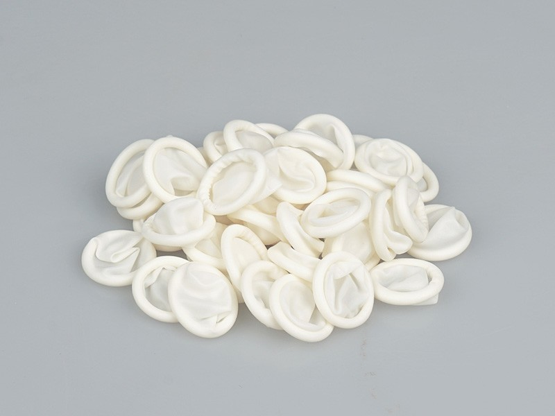 White Nitrile Finger Cots — product view 4
