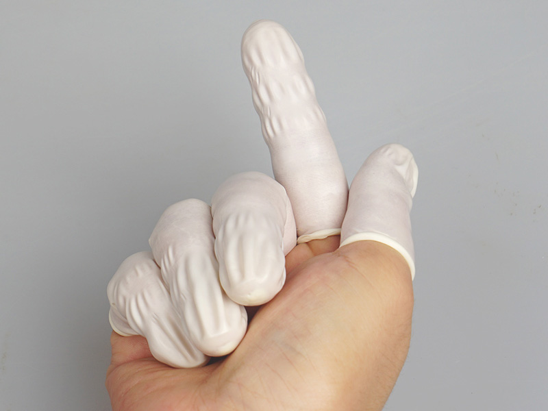 White Latex Finger Cots — product view 4
