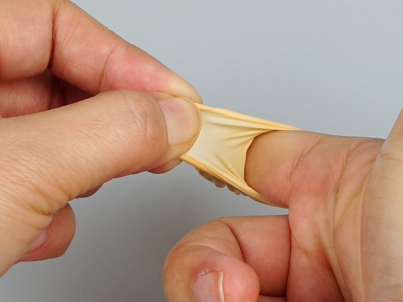 Yellow Latex Finger Cots — product view 5