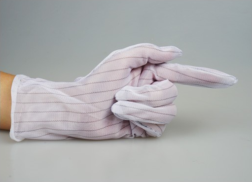 Anti-Static Gloves — Fabric glove fingertip fit