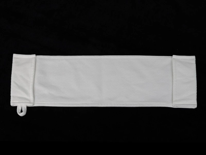 Back of the double-layer wiper cover showing sewn end pockets