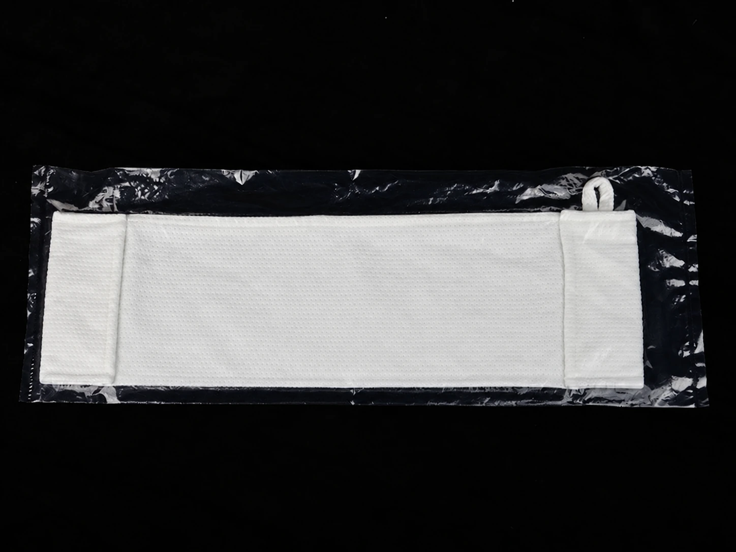 Double-layer wiper mop cover in clear protective packaging