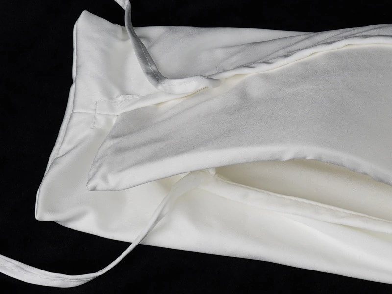 Close-up of the open microfiber cover and sponge insert