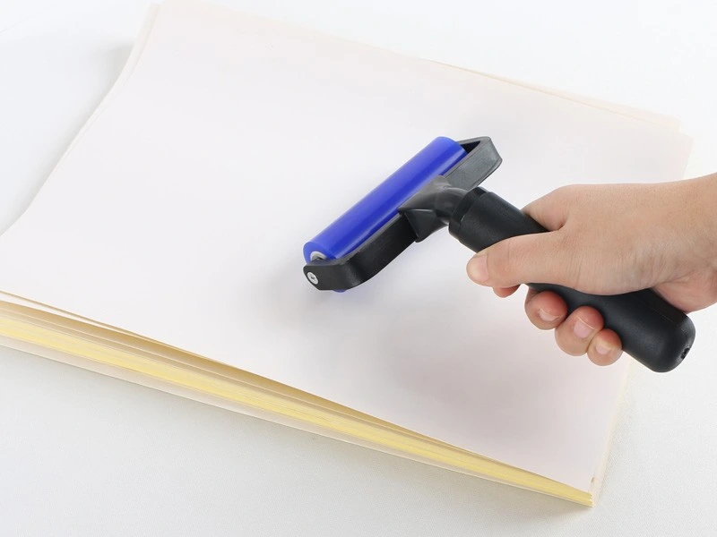 Silicone Dust Roller with Black Handle — product detail and alternate view