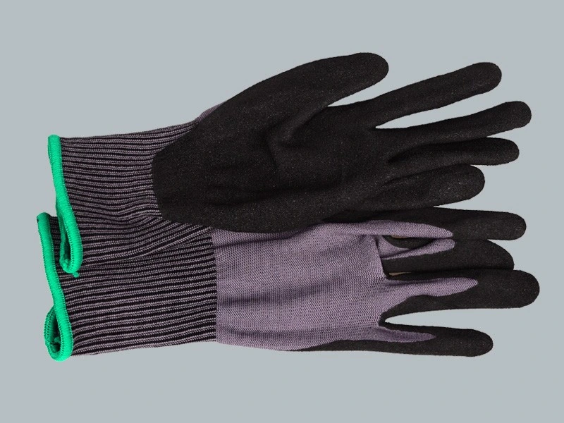 Sandy Nitrile Grip Gloves — product detail and alternate view