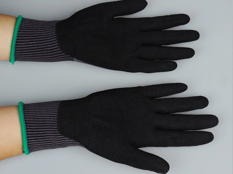 Sandy Nitrile Grip Gloves — product detail and alternate view