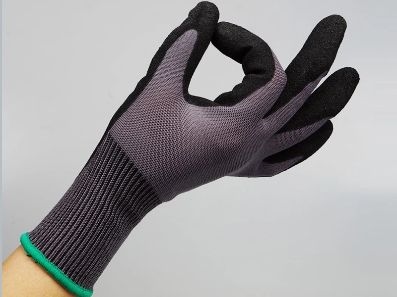 Sandy Nitrile Grip Gloves — product detail and alternate view