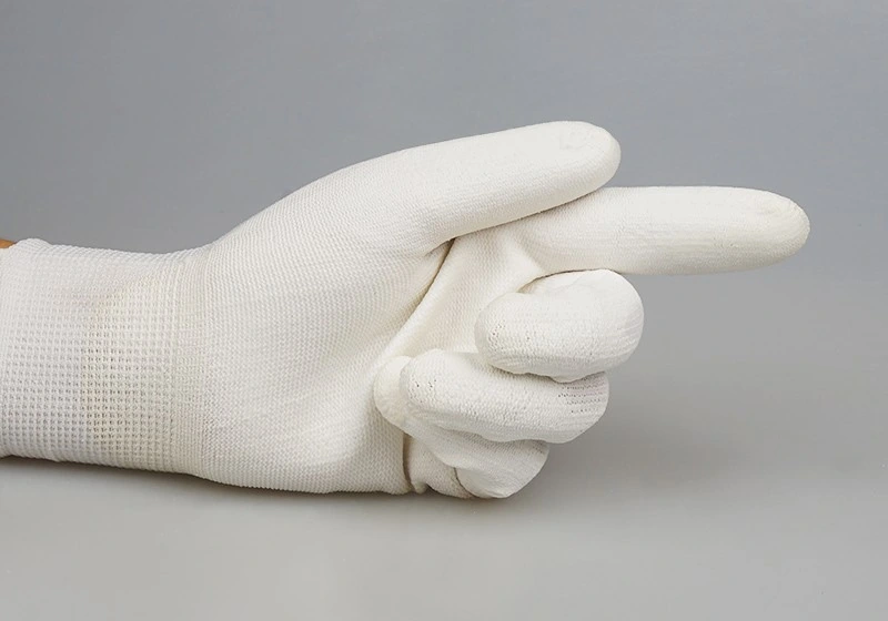 PU-Coated Nylon Gloves — product detail and alternate view