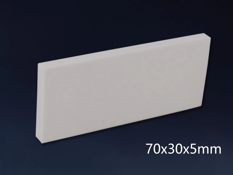 PU Absorbent Sponge Sheet 10 Degree 70 x 30 x 5 mm — dimensions as marked