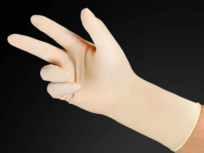 Sterile 12-Inch Yellow Latex Gloves — product detail 4