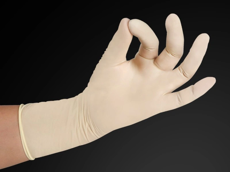 Sterile 12-Inch Yellow Latex Gloves — product detail 3