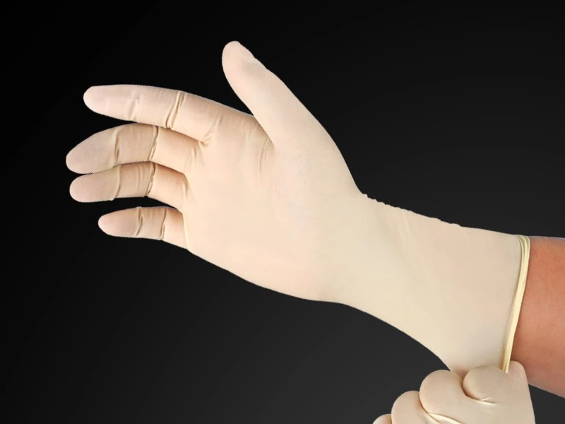 Sterile 12-Inch Yellow Latex Gloves — product detail 1