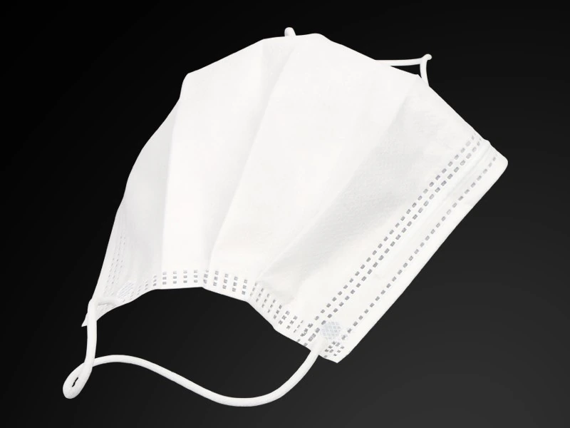 Individually Wrapped White Protective Face Mask — product detail 2