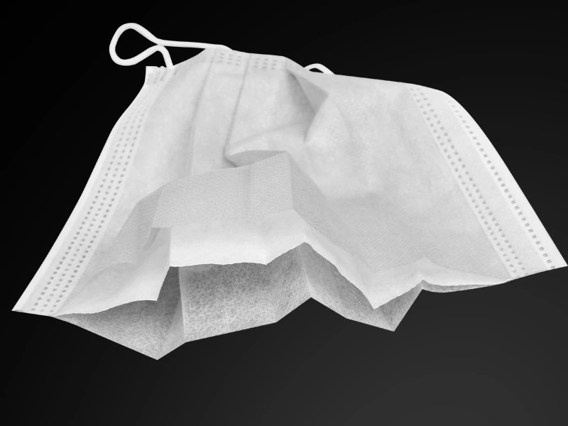 Individually Wrapped White Protective Face Mask — product detail 4
