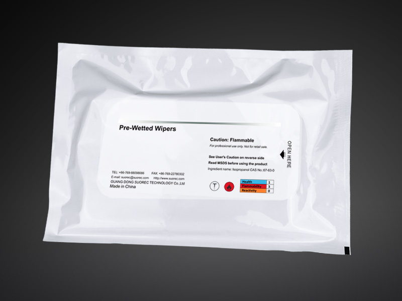 Sterile Presaturated Polyester-Nylon Wipes 83 g/m² — product view