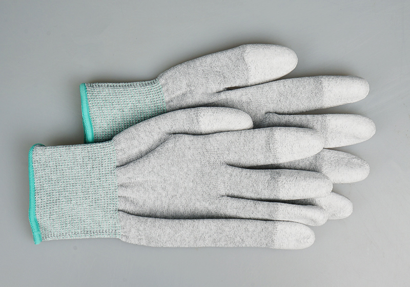 PU Fingertip-Coated Carbon Fiber Gloves