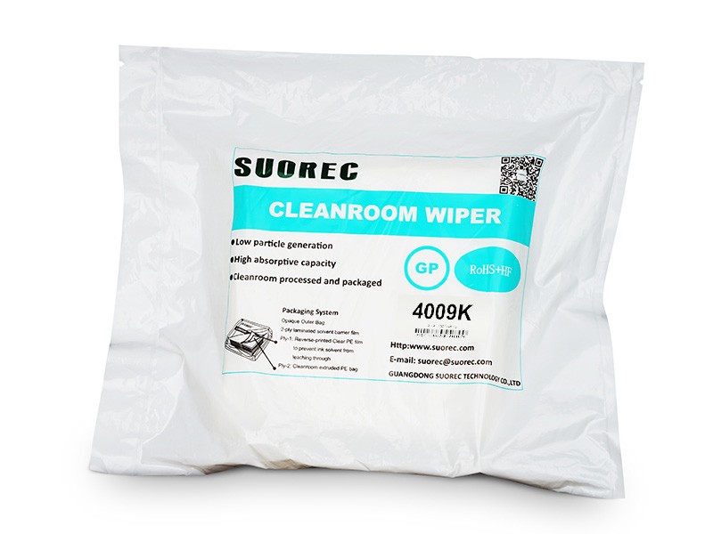 Sub-Microfiber Cleanroom Wipes 4009K 128 g/m² — fabric and application detail 1