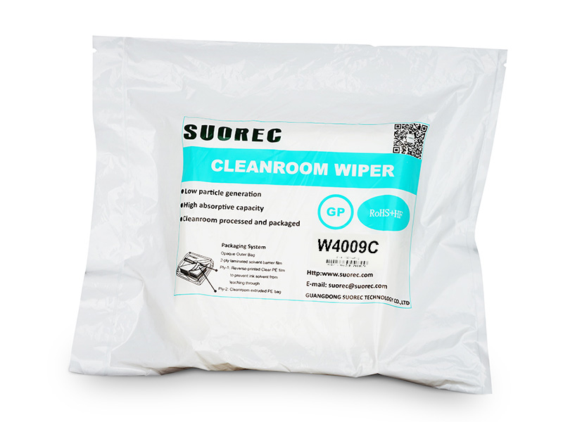 Sub-Microfiber Cleanroom Wipes W4009C 103 g/m² — fabric and application detail 1