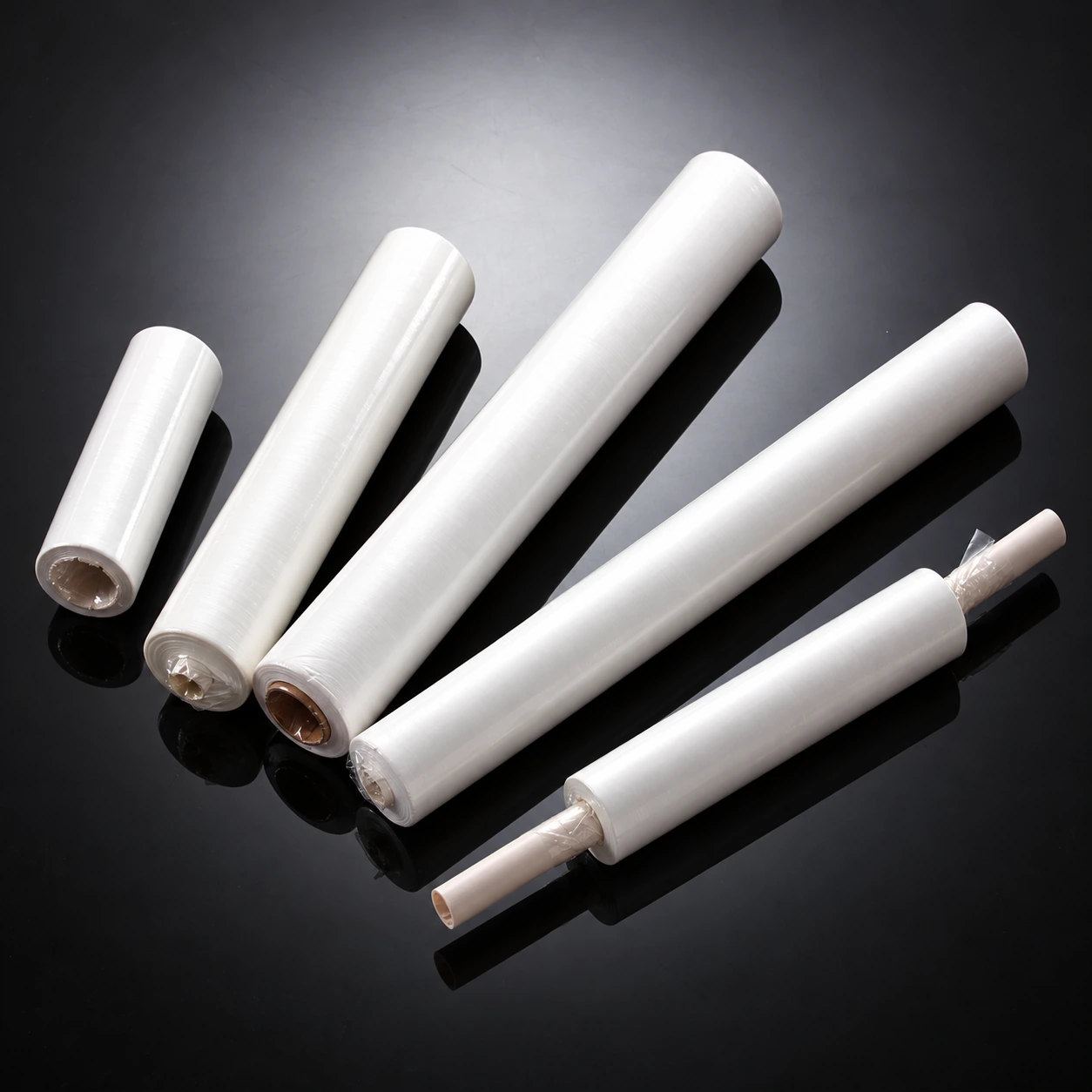 Wrapped rolls in different converted formats