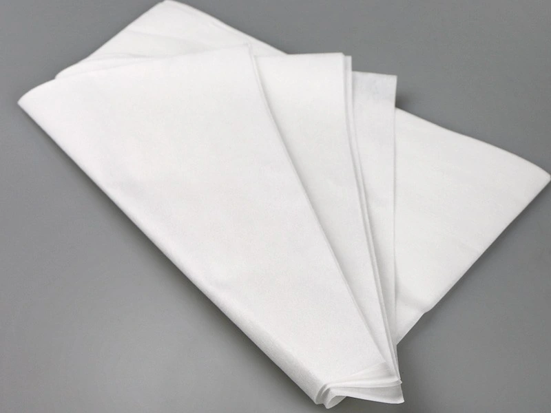 Folded wiping sheets