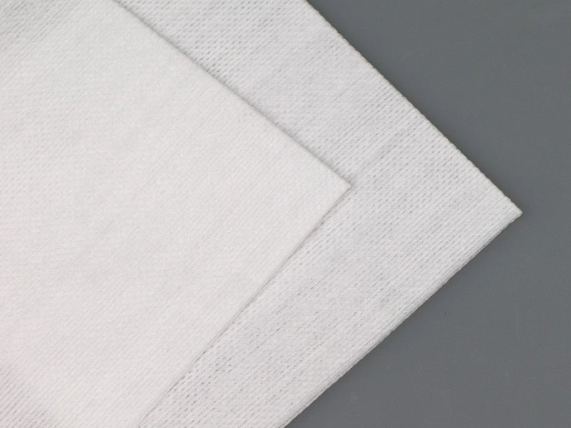 Folded nonwoven edges