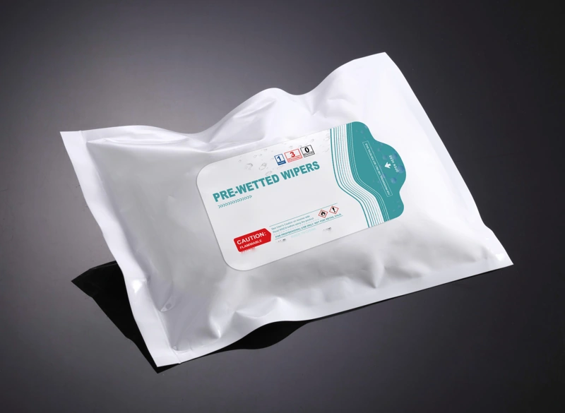 5009D Pre-Saturated Microfiber Wipes — cover photograph