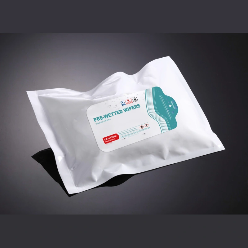 5009D Pre-Saturated Microfiber Wipes