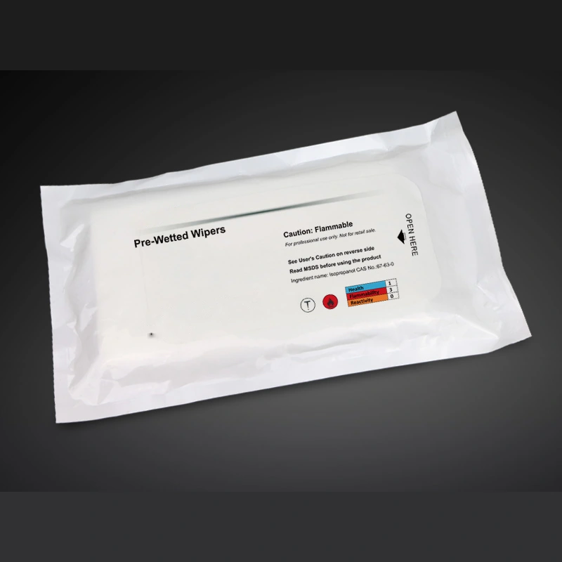 Pre-Saturated Polypropylene Wipes