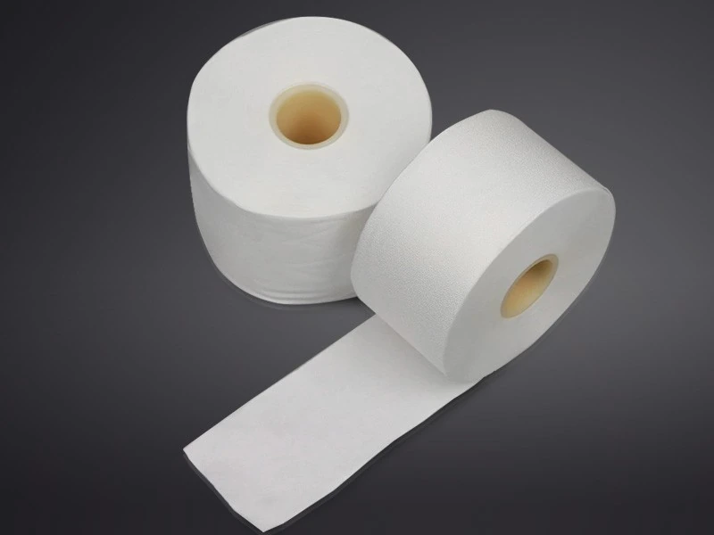 Rolls and an unfolded wiping section