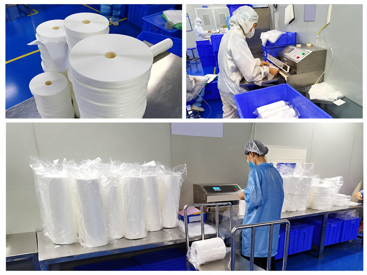 Supplier roll packing and handling views