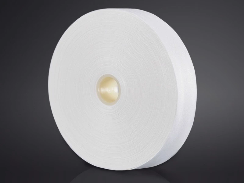 Upright narrow roll and core detail