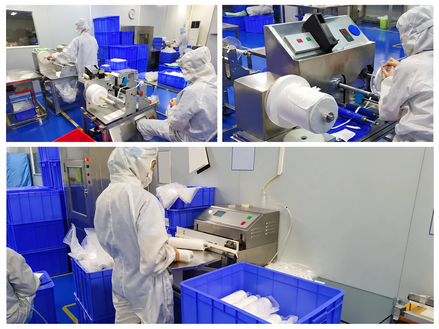 Supplier roll converting and packing views