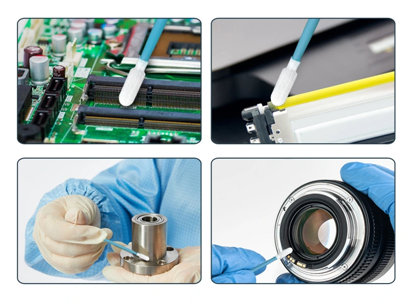 Cleaning applications; confirm fluid and surface compatibility