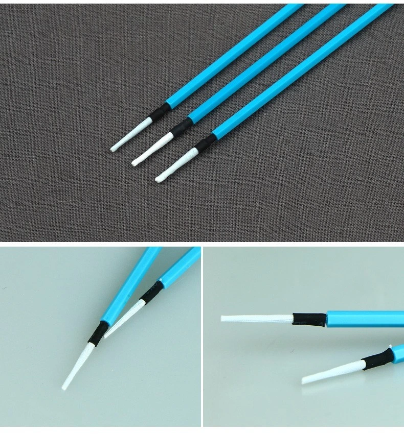 Cleaning tip and contact-head details