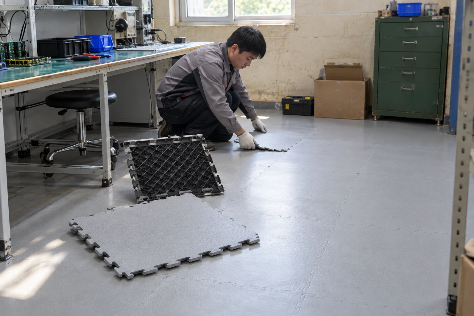 current market trends for esd vinyl   flooring in manufacturing facilities